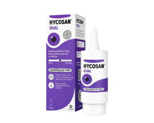 Dry eye drops, hay fever drops